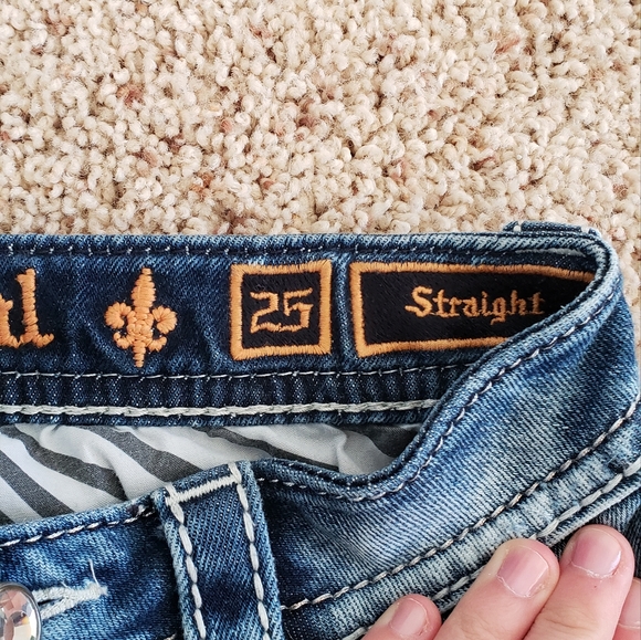 ❗️SALE❗️Rock Revival Corin Straight Stretch Jean 25/32 ❗️FREE SHIPPING❗️ - Picture 6 of 8